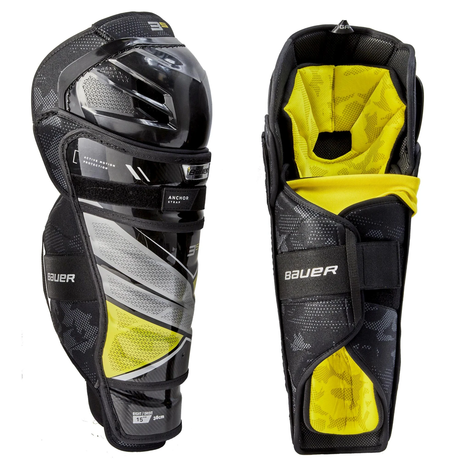 Bauer Supreme 3S Intermediate Hockey Shin Guards (2021) 4 Bauer Supreme 3S Intermediate Hockey Shin Guards (2021) - Image 2