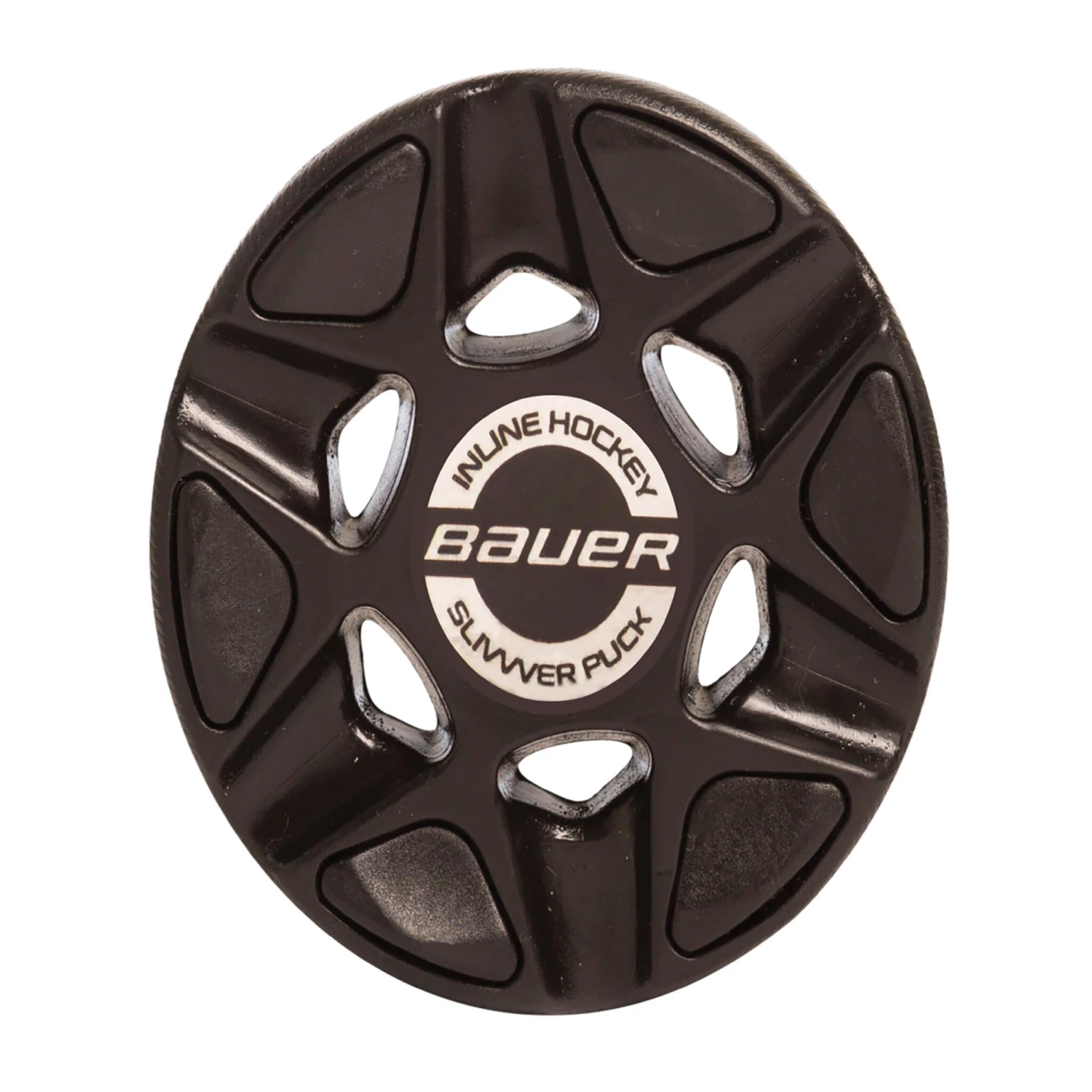 Bauer Slivvver Inline Hockey Puck - Black 3 Bauer Slivvver Inline Hockey Puck - Black