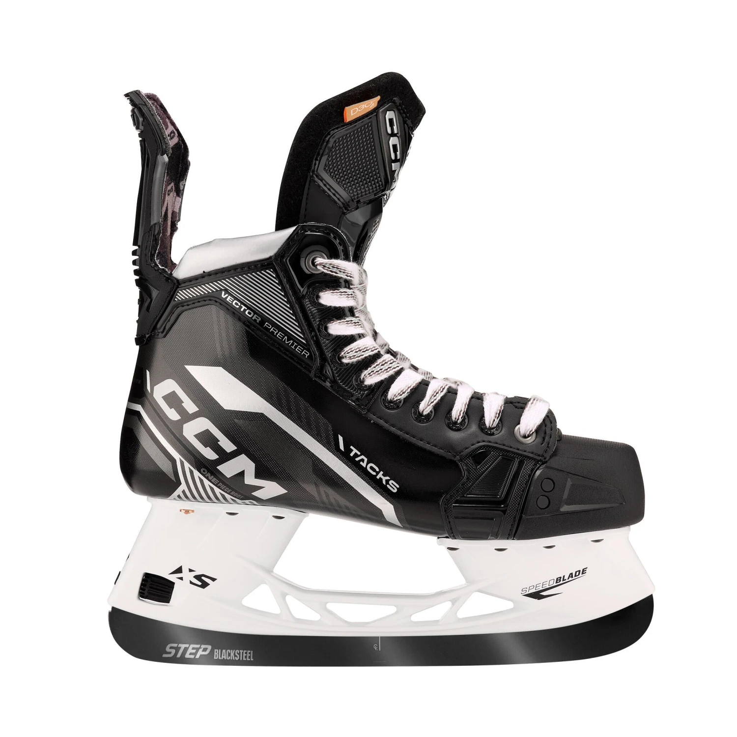 CCM Tacks Vector Premier Intermediate Hockey Skates (2022) With STEP Blacksteel XS - Source Exclusive 3 CCM Tacks Vector Premier Intermediate Hockey Skates (2022) With STEP Blacksteel XS - Source Exclusive