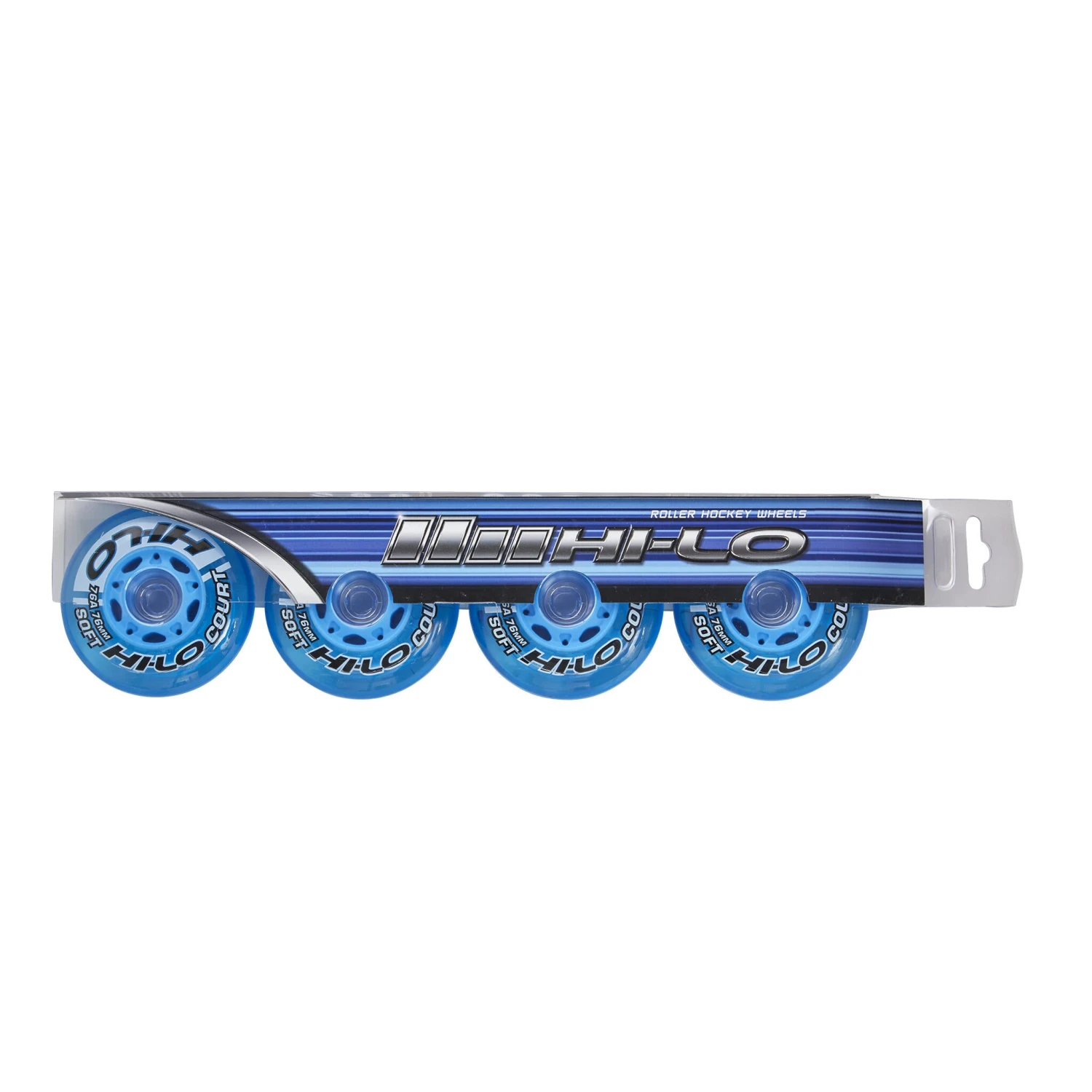 Bauer Hi-Lo Court Inline Wheels (4PK) - 76MM/76A (2019) 3 Bauer Hi-Lo Court Inline Wheels (4PK) - 76MM/76A (2019)