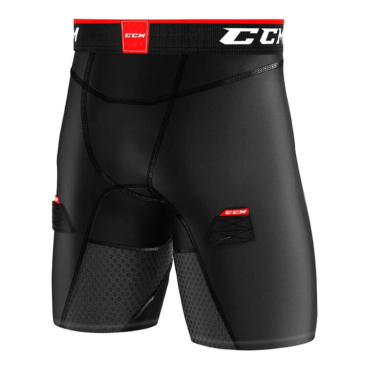CCM Junior Compression Hockey Short With Jock/Tabs 4 CCM Junior Compression Hockey Short With Jock/Tabs - Image 2
