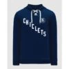 Spittin' Chiclets Lacer Unisex Hoodie - Navy/White -Sports Hockey e99f133a0604fa838abb9bba3dde9344