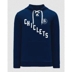 Spittin' Chiclets Lacer Unisex Hoodie - Navy/White